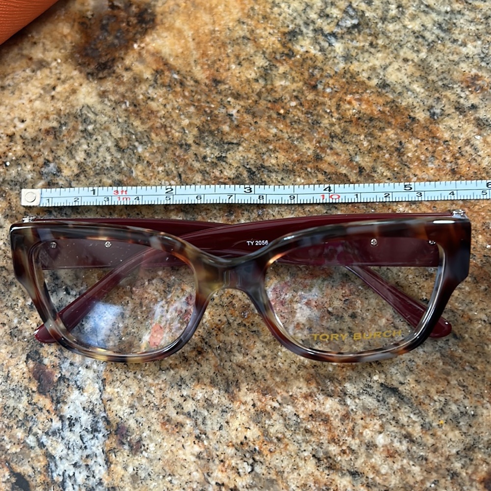 Tory Burch Frames Mahogany Tortoise Shell With Ca… - image 7